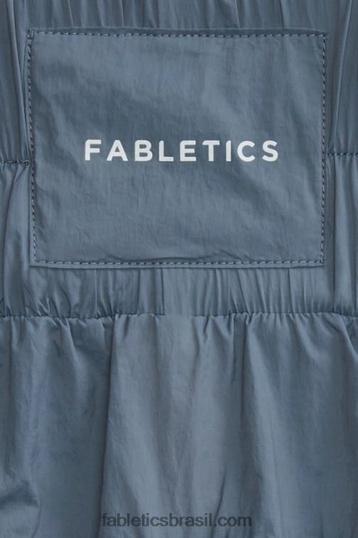 Fabletics nuvem de tempestade/prata reflexiva 420HR9 calça de náilon de cintura ultra alta mulheres