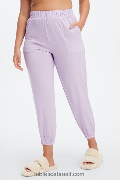 Fabletics onda de mogno/cristal 420HR80 calça cônica restoreknit mulheres