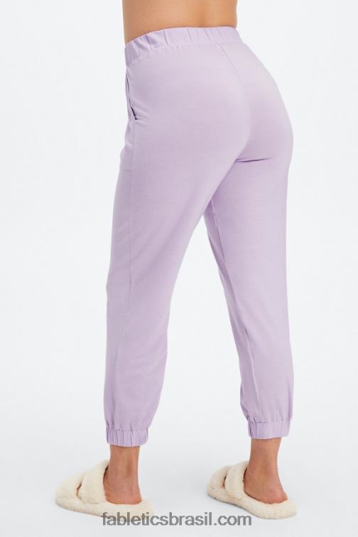 Fabletics onda de mogno/cristal 420HR80 calça cônica restoreknit mulheres