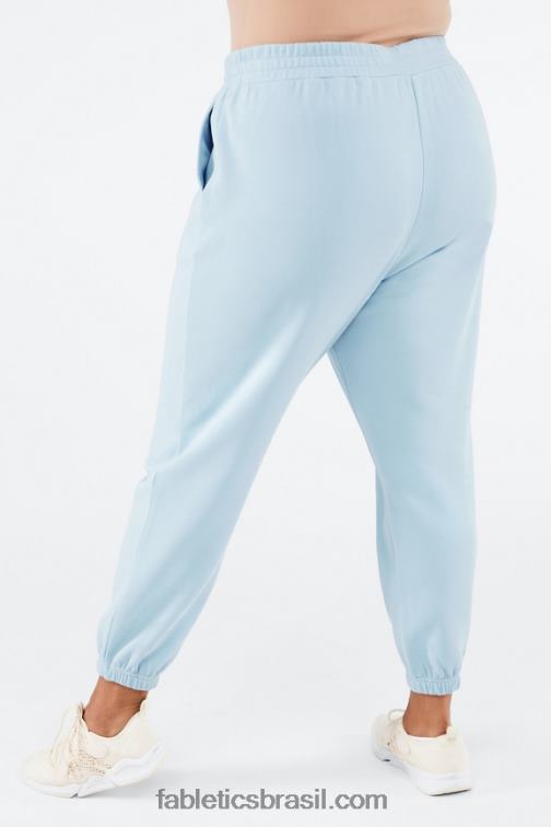 Fabletics pedra azul/frente 420HR146 calça de moletom reina gráfico mulheres