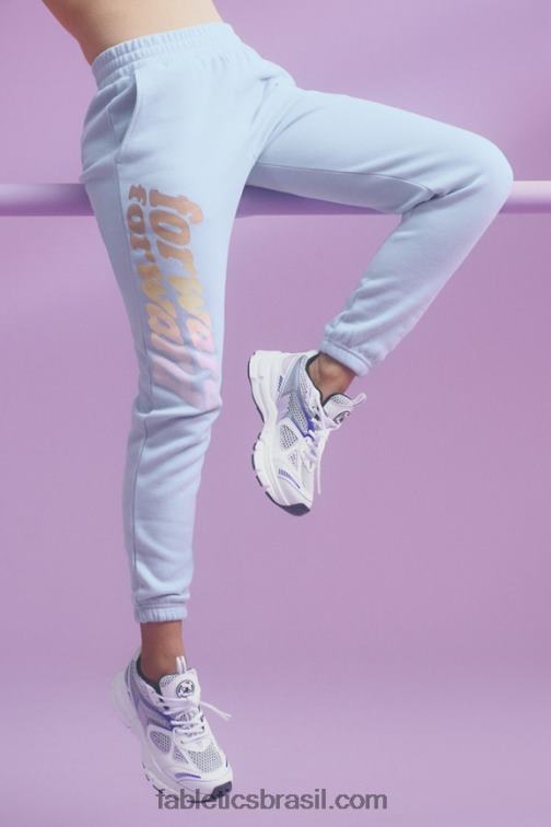 Fabletics pedra azul/frente 420HR146 calça de moletom reina gráfico mulheres