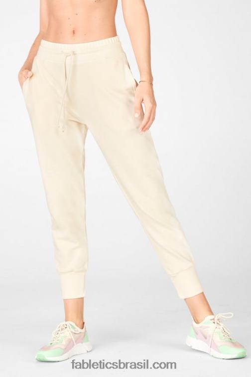 Fabletics pedra azul/frente 420HR30 corredor de luxo terry 4 mulheres