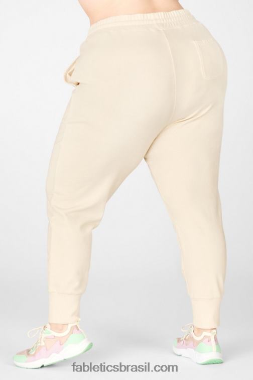 Fabletics pedra azul/frente 420HR31 corredor de luxo terry 4 mulheres