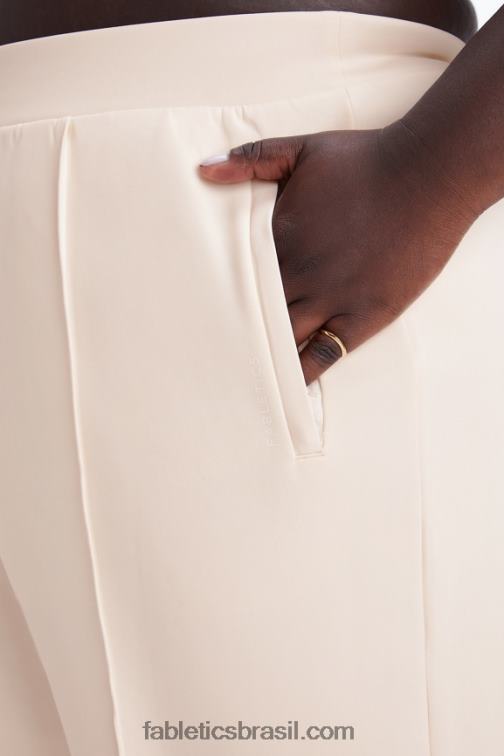 Fabletics pixie/água tropical/babosa 420HR119 calça de perna larga interlock de pelúcia mulheres