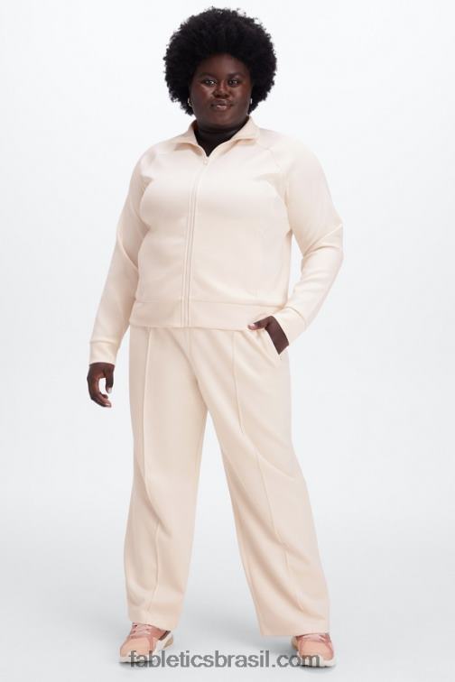 Fabletics pixie/água tropical/babosa 420HR119 calça de perna larga interlock de pelúcia mulheres