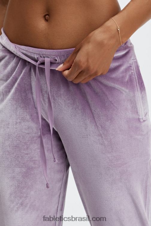 Fabletics ponche verde-oliva/rosa desbotado 420HR150 corredor de veludo de luxo mulheres