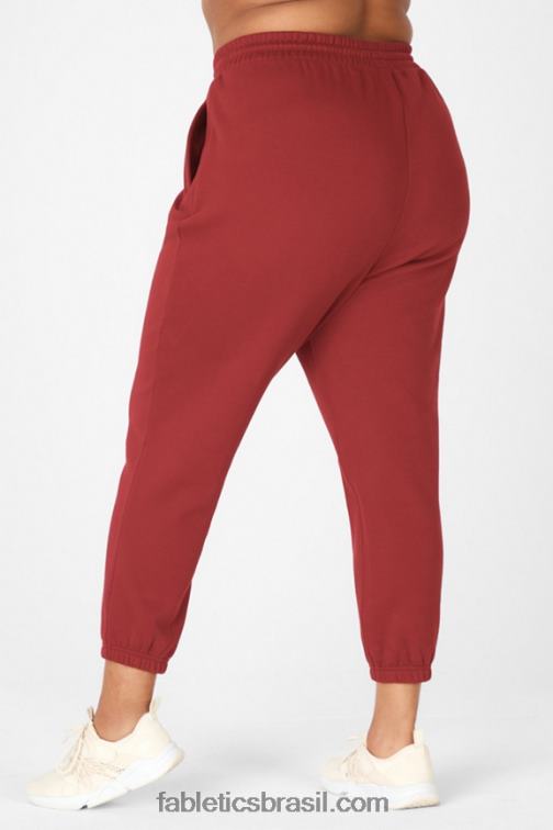 Fabletics pop rosa / bochechas rosadas / baía enevoada 420HR220 desenhou calça de moletom mulheres