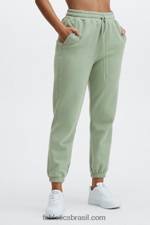 Fabletics preto/branco clássico 420HR166 calça de moletom clássica mulheres