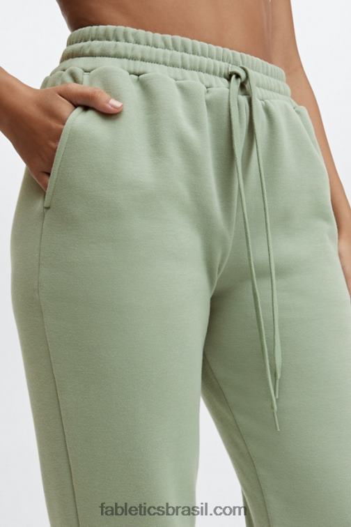 Fabletics preto/branco clássico 420HR166 calça de moletom clássica mulheres