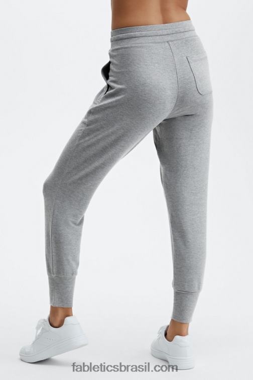 Fabletics preto/estanho 420HR22 corredor de luxo terry 3 mulheres