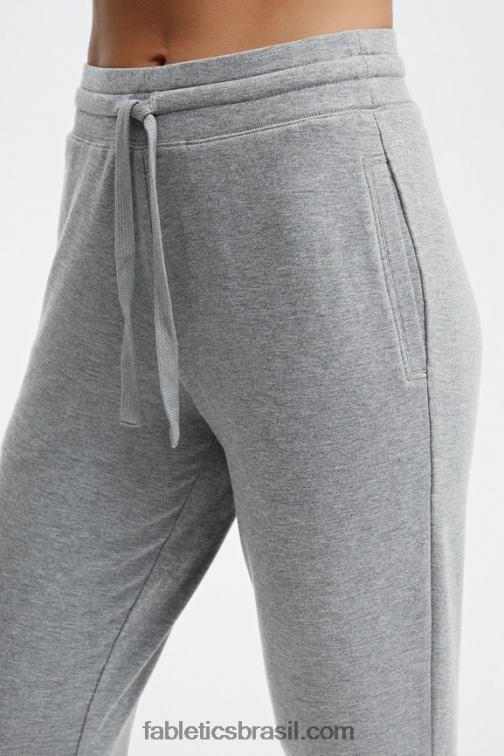Fabletics preto/estanho 420HR22 corredor de luxo terry 3 mulheres