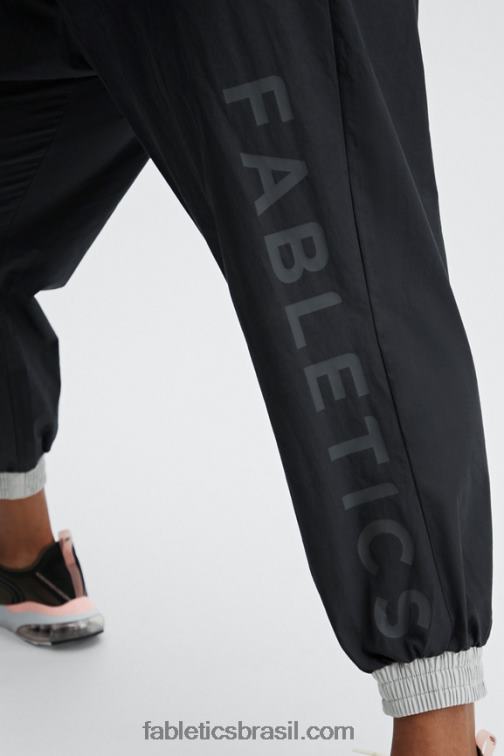 Fabletics preto/multi 420HR164 calça de corrida kora mulheres