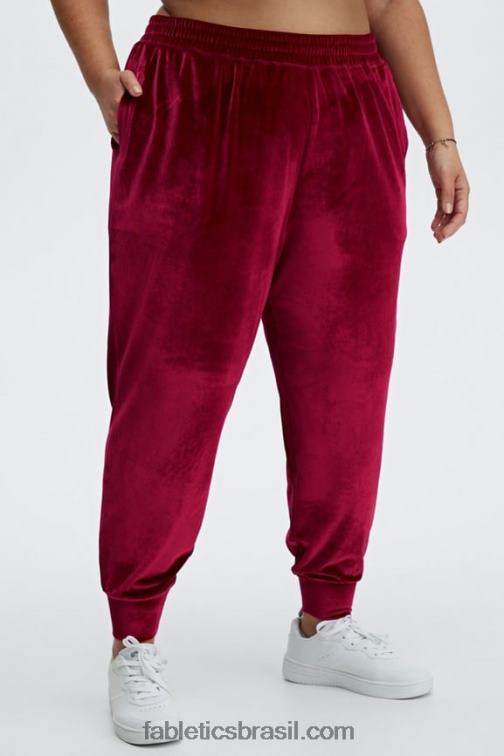Fabletics real extremo/ponche de pervinca/sol da tarde 420HR152 corredor de veludo de luxo mulheres