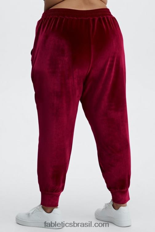 Fabletics real extremo/ponche de pervinca/sol da tarde 420HR152 corredor de veludo de luxo mulheres