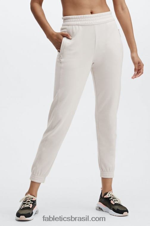 Fabletics roxo sebo/caverna de cristal/urze cinza suave 420HR58 calça de moletom slim ecologicamente correta mulheres