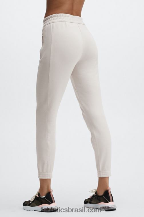 Fabletics roxo sebo/caverna de cristal/urze cinza suave 420HR58 calça de moletom slim ecologicamente correta mulheres