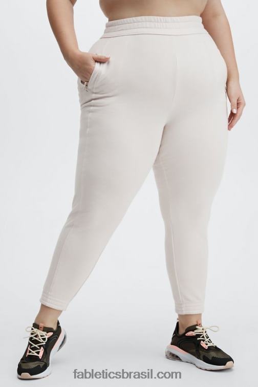 Fabletics roxo sebo/caverna de cristal/urze cinza suave 420HR59 calça de moletom slim ecologicamente correta mulheres