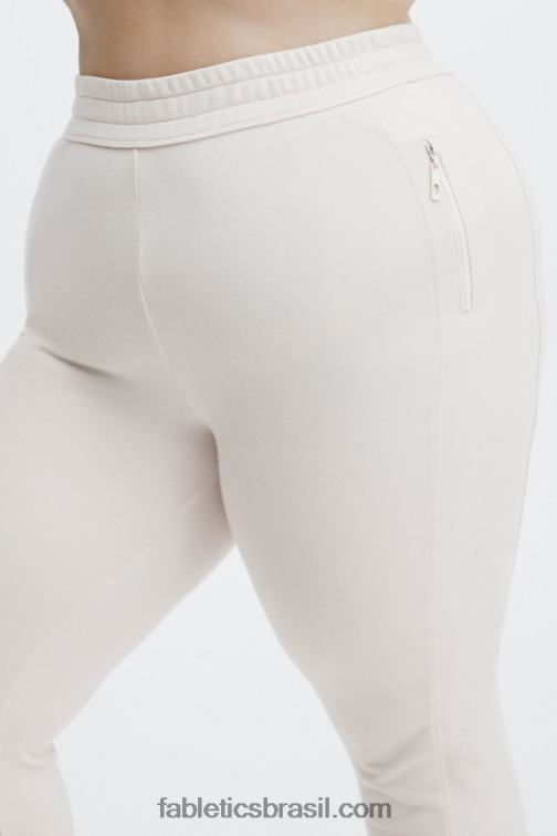 Fabletics roxo sebo/caverna de cristal/urze cinza suave 420HR59 calça de moletom slim ecologicamente correta mulheres