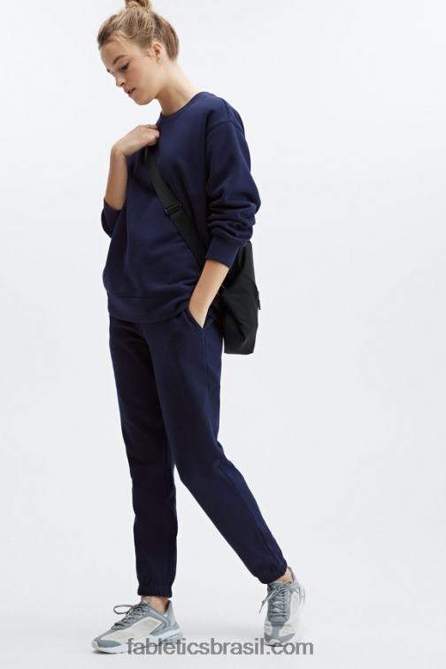 Fabletics sufocante/sol da tarde/prata reflexiva 420HR131 calça de moletom slim go-to mulheres