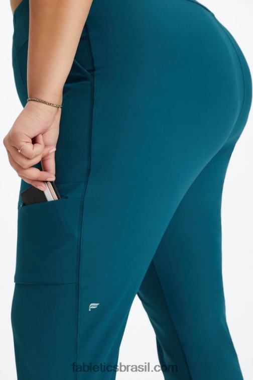 Fabletics tijolo/multi 420HR117 calça cargo hibrida mulheres