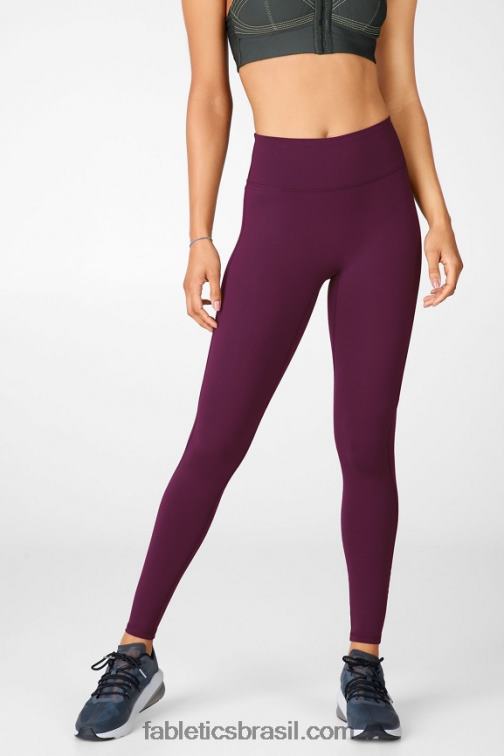 Fabletics Borgonha 420HR1263 qualquer lugar motion365 legging cintura alta 87 mulheres