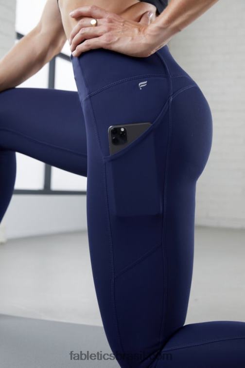 Fabletics abismo 420HR914 legging cintura alta oasis pureluxe 70 mulheres