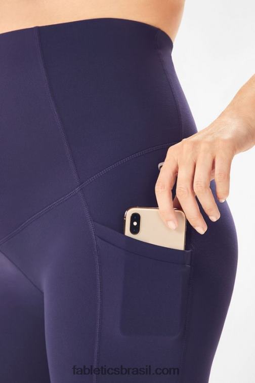 Fabletics abismo 420HR950 legging gestante cintura alta pureluxe 7/8 mulheres