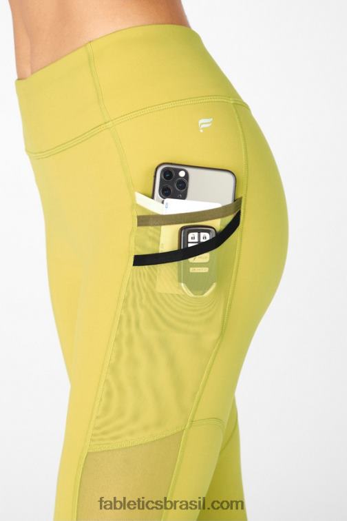 Fabletics agave/multi 420HR1043 legging trinity motion365 cintura média 7/8 mulheres