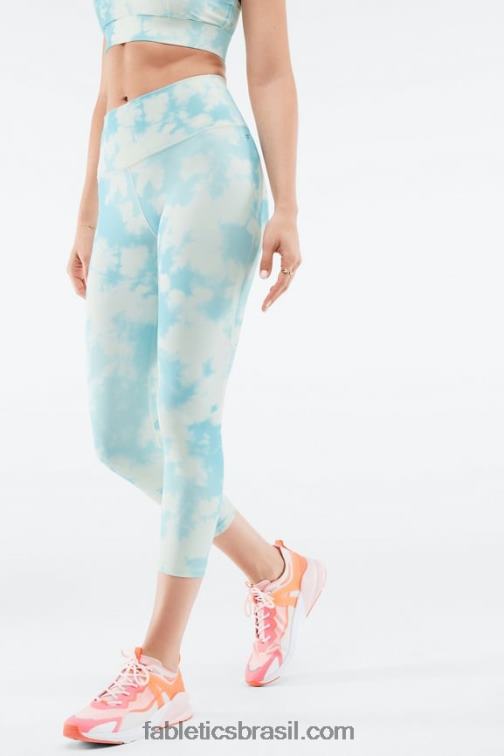 Fabletics aguaceiro 420HR1163 define powerhold capri cintura alta mulheres
