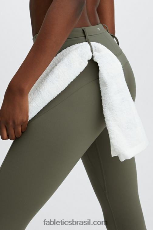 Fabletics ardósia verde 420HR1193 legging motion365 utilitária 7/8 mulheres