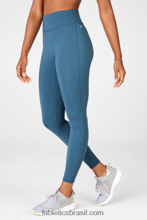 Fabletics azul celeste 420HR1258 qualquer lugar motion365 legging cintura alta 86 mulheres