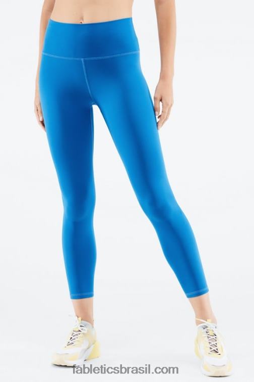 Fabletics azul elétrico 420HR1315 define powerhold cintura alta 7/8 legging 88 mulheres