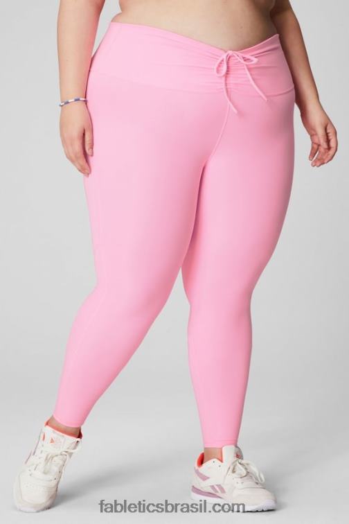Fabletics bailarina brilhante 420HR872 legging franzida de cintura ultra alta pureluxe mulheres