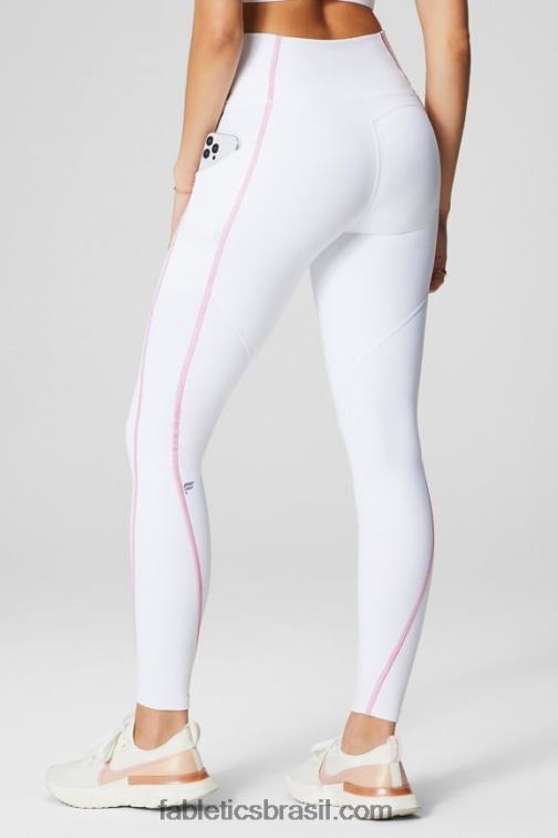 Fabletics bailarina clássica branca/brilhante 420HR901 legging cintura alta oasis pureluxe 68 mulheres