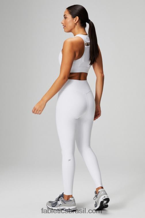 Fabletics branco clássico 420HR942 qualquer lugar motion365+ legging de cintura alta mulheres