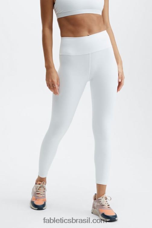 Fabletics branco/cubo de gelo multi 420HR856 boost powerhold cintura alta 7/8 legging 61 mulheres