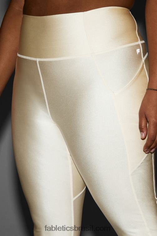 Fabletics brilho de creme de manteiga 420HR900 legging oasis pureluxe cintura alta brilho 7/8 mulheres