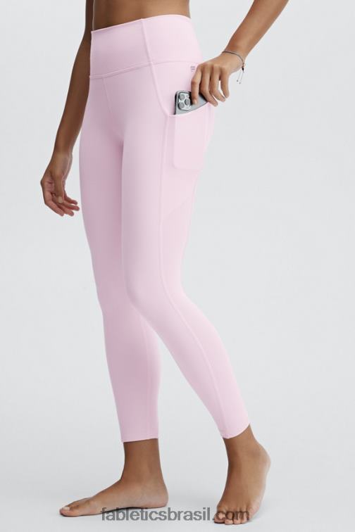Fabletics brilho de lavanda 420HR820 legging oasis pureluxe cintura alta 7/8 55 mulheres