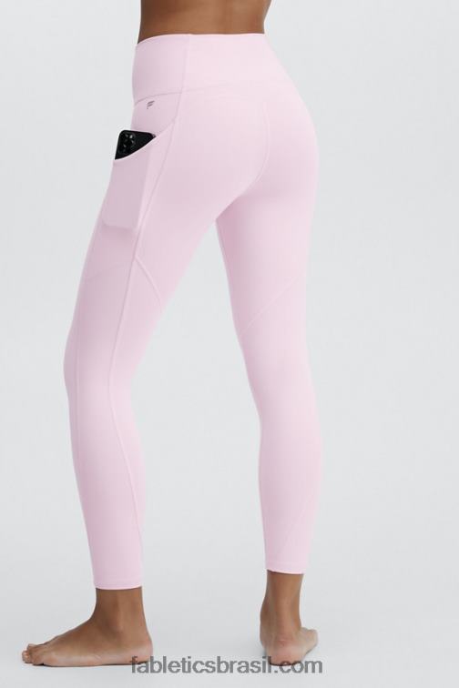 Fabletics brilho de lavanda 420HR820 legging oasis pureluxe cintura alta 7/8 55 mulheres
