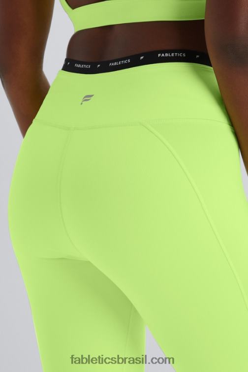 Fabletics broto/clube atlético 420HR667 define powerhold cintura alta 7/8 legging 24 mulheres