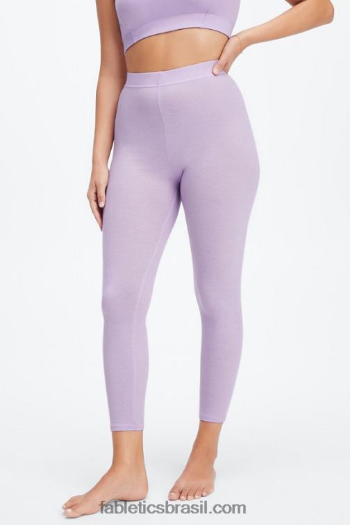 Fabletics céu roxo urze 420HR1067 Legging 7/8 cintura ultra alta restoreknit mulheres