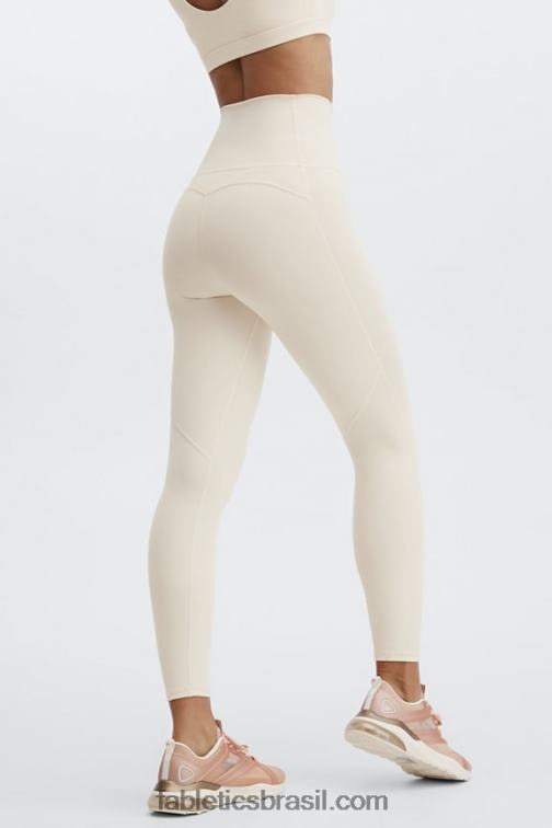 Fabletics café com leite 420HR886 legging cintura alta pureluxe ultra 7/8 66 mulheres