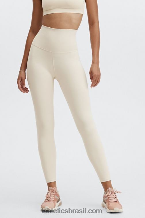 Fabletics café com leite 420HR886 legging cintura alta pureluxe ultra 7/8 66 mulheres