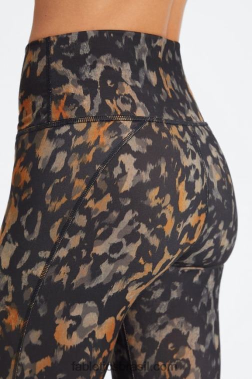 Fabletics camuflagem selvagem 420HR974 define legging cintura alta powerhold 74 mulheres