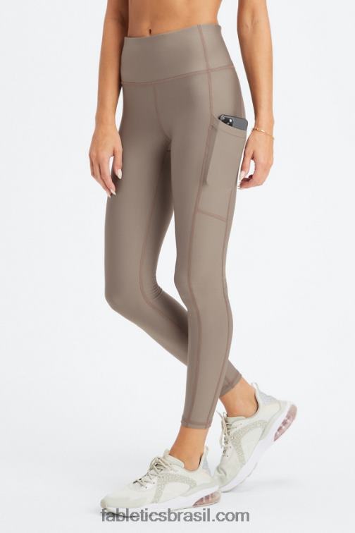 Fabletics casca de salgueiro 420HR1034 Legging cintura alta com bolso therma-flex mulheres