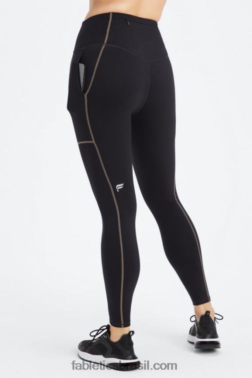 Fabletics casca de salgueiro/preta 420HR1090 legging utilitária trinity motion365+ hw mulheres