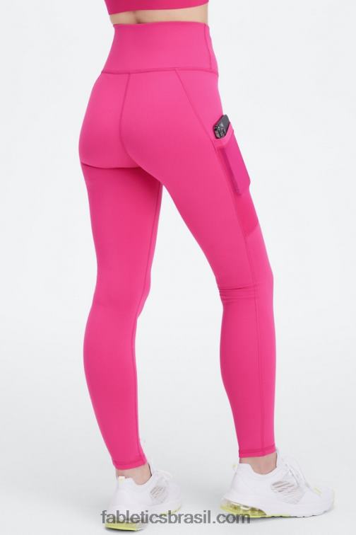Fabletics casca de salgueiro/ultravioleta 420HR749 legging cintura alta powerhold on-the-go 41 mulheres