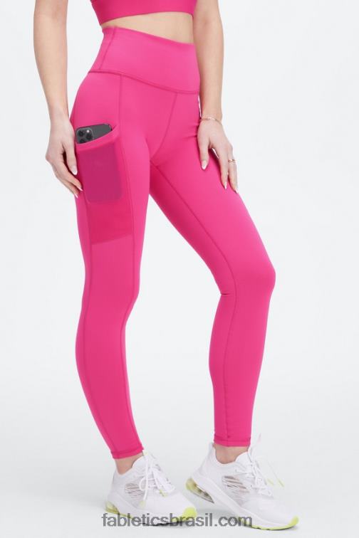 Fabletics casca de salgueiro/ultravioleta 420HR749 legging cintura alta powerhold on-the-go 41 mulheres