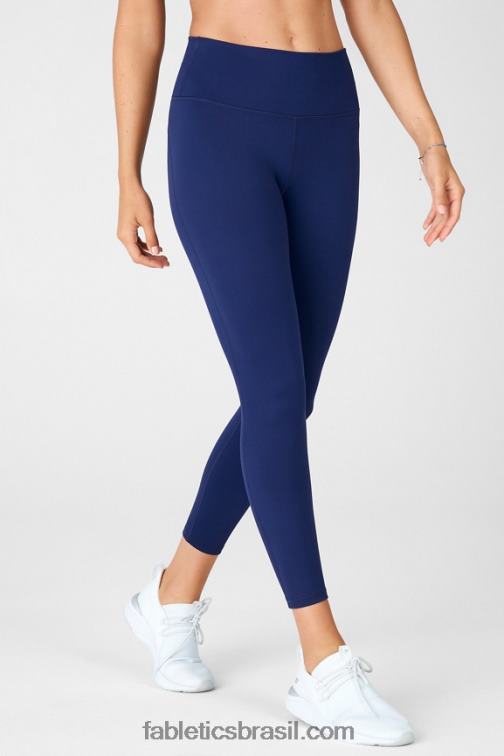 Fabletics caverna de cristal/prata reflexiva 420HR689 define powerhold cintura alta 7/8 legging 29 mulheres
