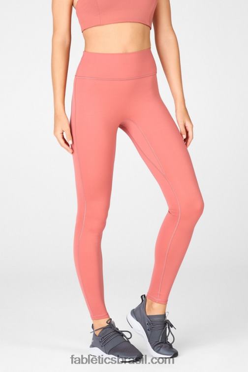 Fabletics cedro empoeirado 420HR1121 trinity motion365 legging cintura alta 80 mulheres